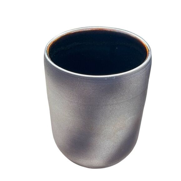 Signed Takakura Pottery Ceramic Cup Vase